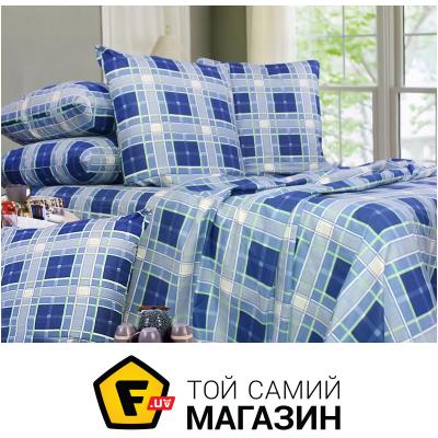 

Еней-Плюс Простынь на резинке R0094 (180х200), цвет: синий, голубой