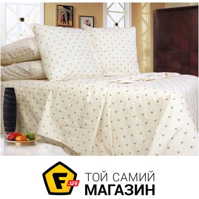 

Еней-Плюс Простынь на резинке R0104 (180х200), цвет: бежевый, коричневый