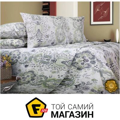 

Еней-Плюс Простынь на резинке T0437 (200х220), цвет: серый, черный