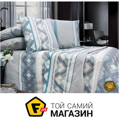 

Еней-Плюс Простынь T0620 (145х214), цвет: серый, синий