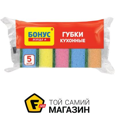 

Губка Бонус Губка кухонная 5 + 1шт. (4820048483933)