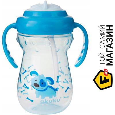 

Поилка с трубочкой Akuku A0269 360мл, blue