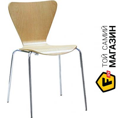 

Стул AMF Левис хром бук (58501)