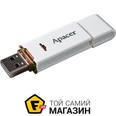 

Флешка Apacer Handy Steno AH223 64GB White (AP64GAH223W-1)