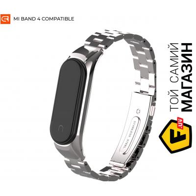 

Armorstandart Браслет металлический Metal для Xiaomi Mi Band 3 4 Silver (ARM55550) ARM55550