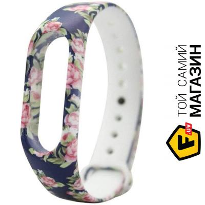 

Armorstandart Silicone Band для Xiaomi Mi Band 2, Blue Floral (ARM51035)