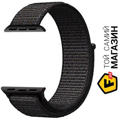 Assd Ремешок ASSD iG для Apple Watch Series 3 Sport Loop 38 mm Black (96643)
