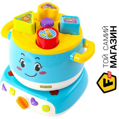 

Baby Team Игрушка музыкальная Кастрюля-сортер 8637