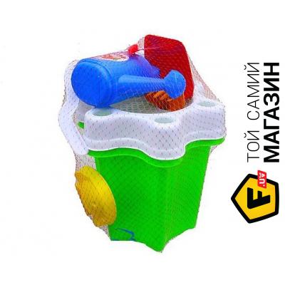 

Bamsic Песочный набор с ведром и лейкой «Цветочек» (0126)