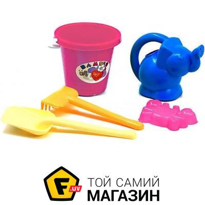 

Bamsic Ведро №3 с набором розовое (011/3)