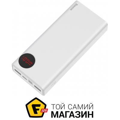 

Повербанк Baseus Mulight PD QC3.0 20000мАч, white (PPALL-MY02)