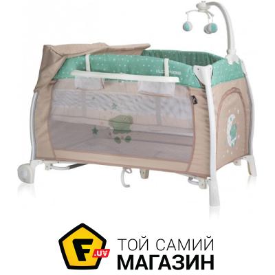 

Детский манеж Bertoni (Lorelli) iLounge 2 Layers Rocker green/beige moon bear