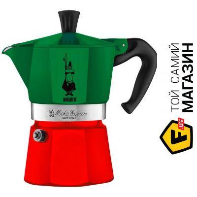 

Гейзерная кофеварка Bialetti Moka Express Italia 3 чашки (0005322)