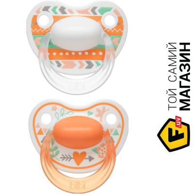 

Пустышка Bibi Dental 16+ оранжевый, 2шт. (115171)
