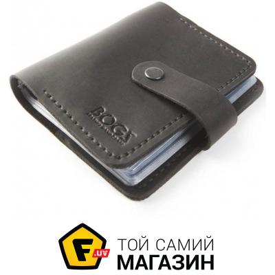 

Визитница Bogz Визитница черная мужская ручной работы из кожи 2A P11M5S6