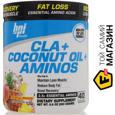 

Жиросжигатель Bpi Sports CLA Plus Coconut Oil Plus Aminos 280г, тропический бриз