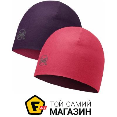 

Шапка Buff Merino Wool Reversible Hat solid plum (113581.622.10.00)