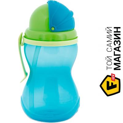 

Canpol Babies Поильник-непроливайка с трубочкой 370 мл голубой