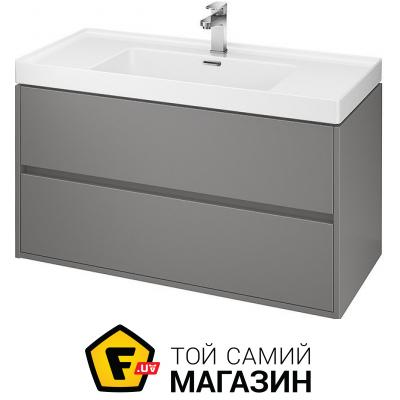 

Тумба под раковину Cersanit Crea 100, серый матовый (411851)