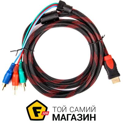 

Кабель Charmount HDMI to 3 RCA 1.8м (70018)