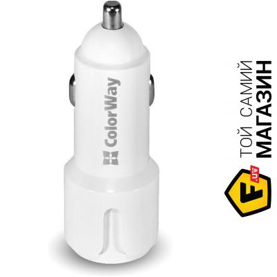 

Зарядка Colorway CW-CHA007-WT 2.4A, белый