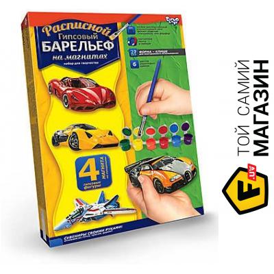 

Danko Toys Набор для творчества, расписной гипсовый барельеф на магнитах, "Автомобили" (РГБ-02-01,02,)