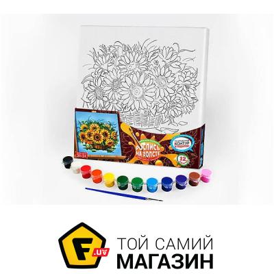 

Danko Toys Роспись на холсте «Букет подсолнухов» (РХ-02-08)