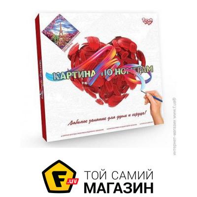 

Danko Toys Картина по номерам на холсте №2 Париж 40*40см (KpN-02-02)