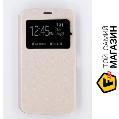 

Чехол Dengos Чехол для мобильного телефона (flipp-BOOK Call ID) для ZTE Blade A610 (gold) (DG-SL-BK-130)