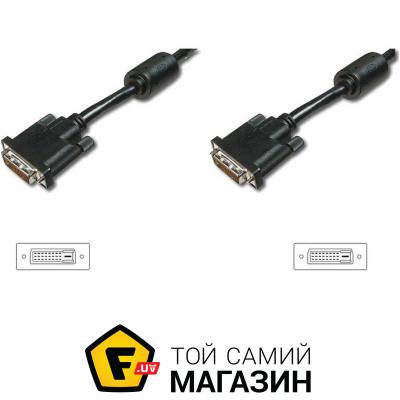 

Кабель Digitus DVI-D dual link, 5м, black (AK-320101-050-S)