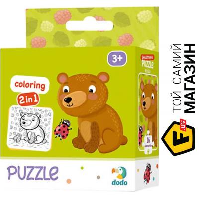 

Пазл Dodo 2в1 "Медвеженок" (300120)