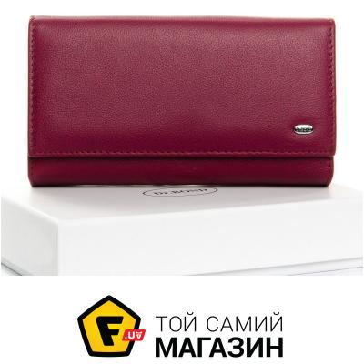 

Dr. Bond Женский большой кошелек Classic кожа W46 purple-red