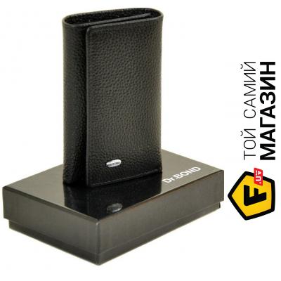 

Dr. Bond Мужской кожаный кошелек-ключница Classik dr.Bond M6 black