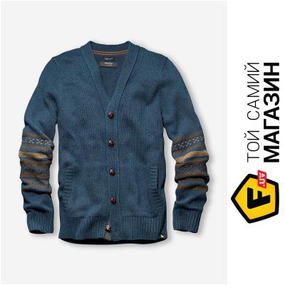 

Eddie Bauer Кардиган Eddie Bauer Deer Valley Fair Isle DSTD M Синий (0506DSIN)