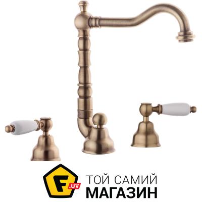

Смеситель для умывальника Emmevi DECO ceramica бронза BR121643