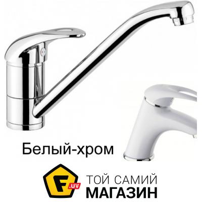 

Смеситель для мойки Emmevi LUXOR белый-хром BC7007R