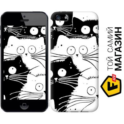 

Чехол Endorphone Силиконовый чехол для Apple iPhone 5 Коты v2 "3565u-18