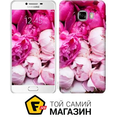 

Чехол Endorphone Samsung Galaxy C7 C7000, Розовые пионы (2747u-302)