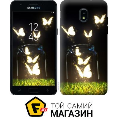 

Чехол Endorphone Samsung Galaxy J3 (2018) J337, Светящиеся бабочки (2983u-1501)