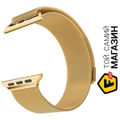 

Epik Covers Ремешок Epik Milanese Loop Design для Apple watch 38mm / 40mm Золотой