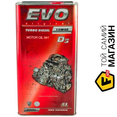 

Масло EVO D3 15W-40 Turbo Diesel 5л