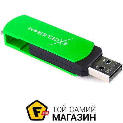 

Флешка Exceleram P2 Series 32GB Green/Black (EXP2U2GRB32)