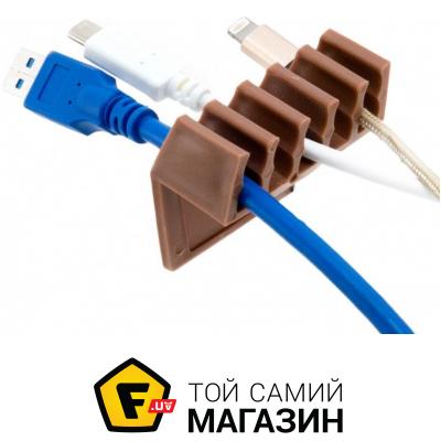 

Держатель Extradigital Cable Clips CC-902 Brown (KBC1707)