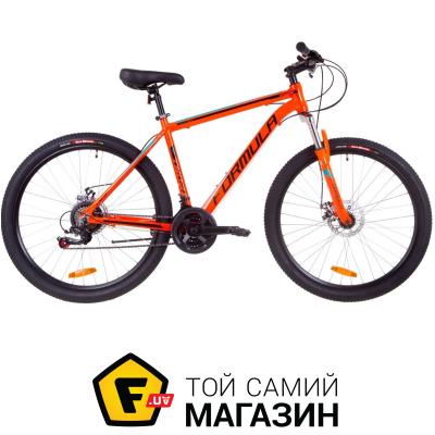

Велосипед Formula Thor 1.0 DD 2019 27.5" оранжевый/черный/бирюзовый 19" (OPS-FR-27.5-013)