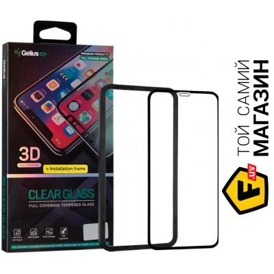 

Gelius Защитное стекло Pro 3D Full Glue + Installation frame для iPhone 11 Black 00000079629