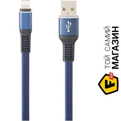 

Gelius Pro Flexible USB to Lightning 1м, Blue (GP-UC02i)
