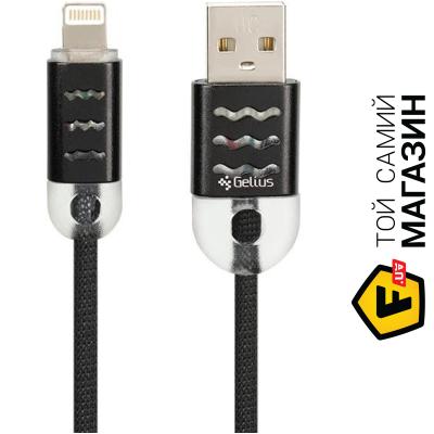 

Gelius Pro Wave Light USB 2.0 AM to Lightning,1м, Black (63263)