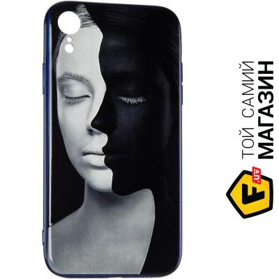 

Чехол Gelius Чехол накладка силиконовый QR для iPhone XR Face to face 00000076759