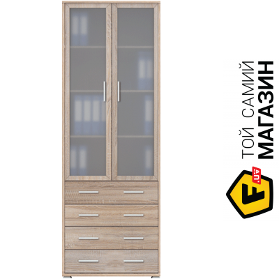

Шкаф Gerbor Офис Лайн REG2W4S/79/220 Дуб Сонома