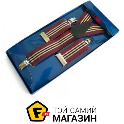 

Мужские подтяжки Gofin Подтяжки suspenders Y Образные Бордовые (Pu-0434)